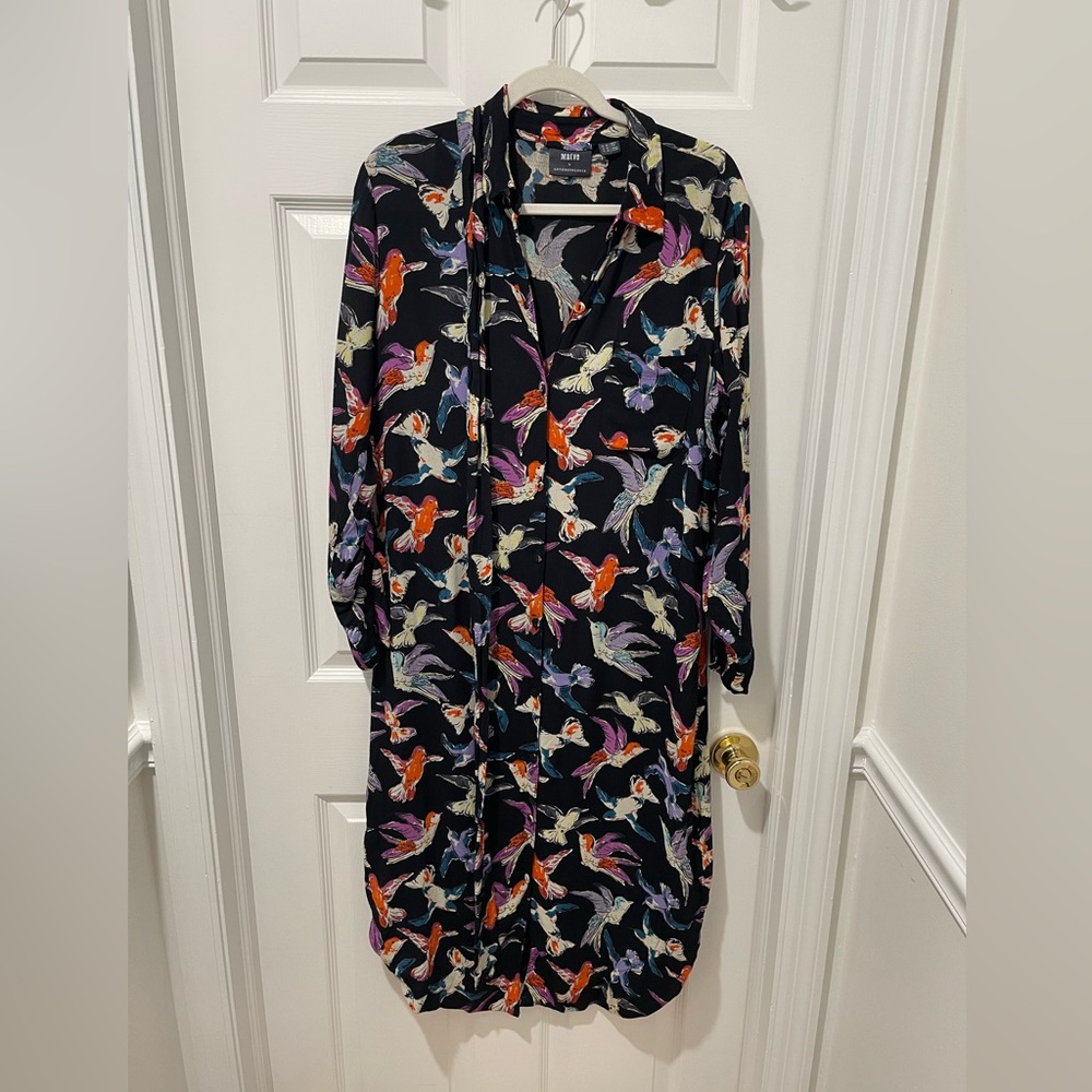 Maeve Black Midi Dress Elegant and Timeless